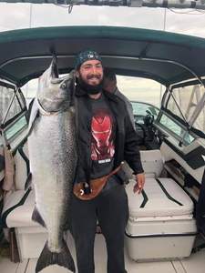 Hook, line, and sinker In Lake Ontario Fishing 